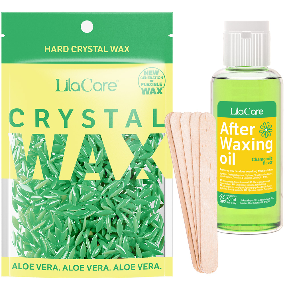 Tutti i prodotti :: Cera depilatoria escaldacera :: Kit ceretta :: Kit  ceretta brasiliana Aloe Vera con scaldacera professionale, olio post  depilazione, spatole per ceretta Lila Care, pro wax 100 fornetto cera  brasiliana - Lilacare Italia