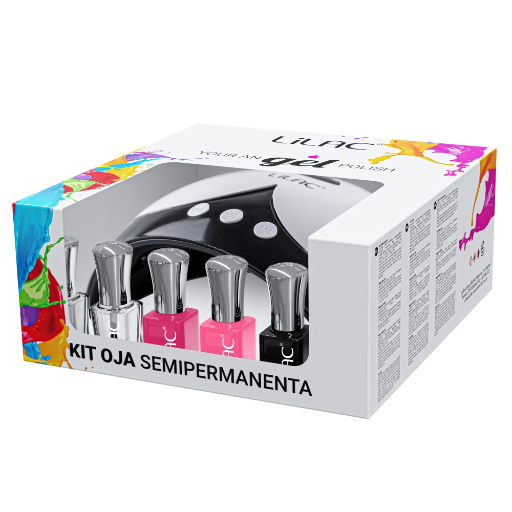 Tutti i prodotti :: Manicure e pedicure :: Kit unghie :: Kit smalto  semipermanente :: Kit Smalto Semipermanente Lilac Pink 060-02 - Lilacare  Italia